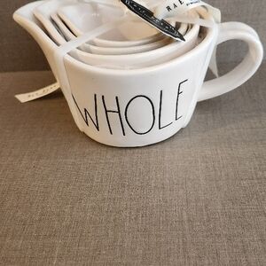 Rae Dunn White Measuring Cups